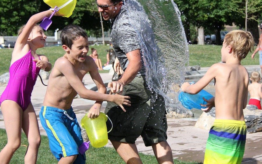 family camping games