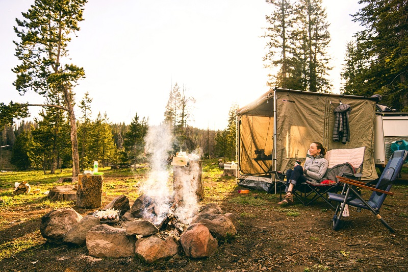 camping in comfort